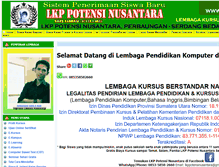 Tablet Screenshot of potensinusantara.com